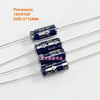 10pcs  16V47UF 47UF25V 16V220UF Axial Audio Electrolytic Capacitor 47UF/16V 25V47UF 220UF/16V