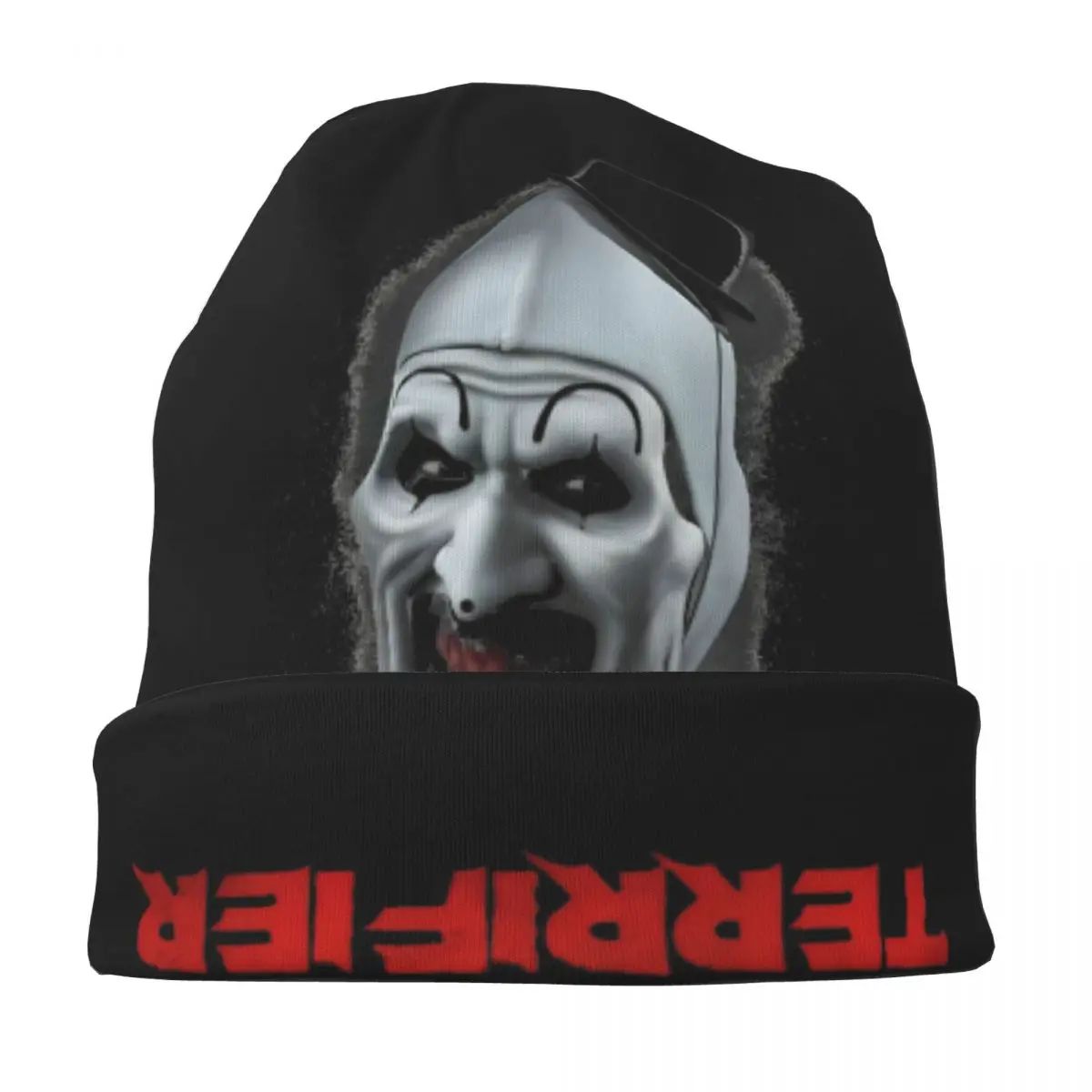 Terrifier 2 Art The Clown Bonnet Hats Hip Hop Outdoor Skullies Beanies Hat Men's Women's Warm Dual-use Caps