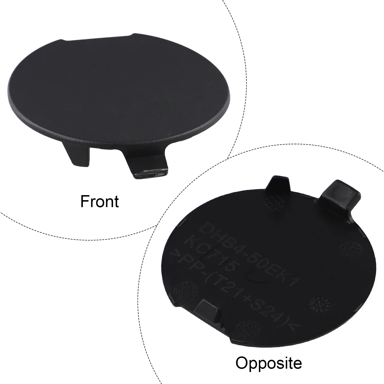 1pc Car Rear Bumper Tow Hook Eye Coupler Trailer Cover Cap DHB450EK1 DGH950EL1 For Mazda For CX30 2020-2023