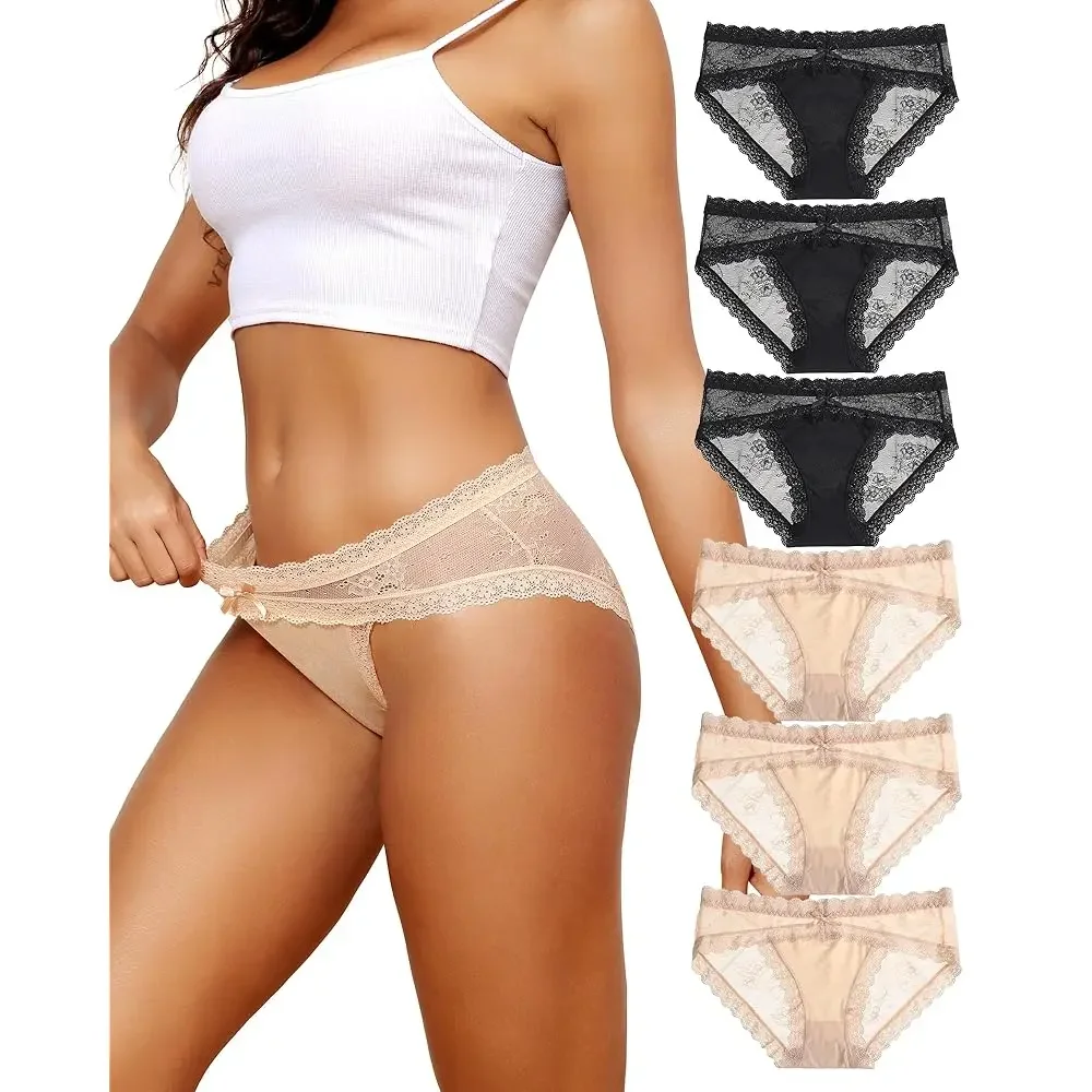 

Женское нижнее белье: трусики-бикини с низкой посадкой, эластичные, кружевные, с вырезами, хипстеры, размеры S-2XL