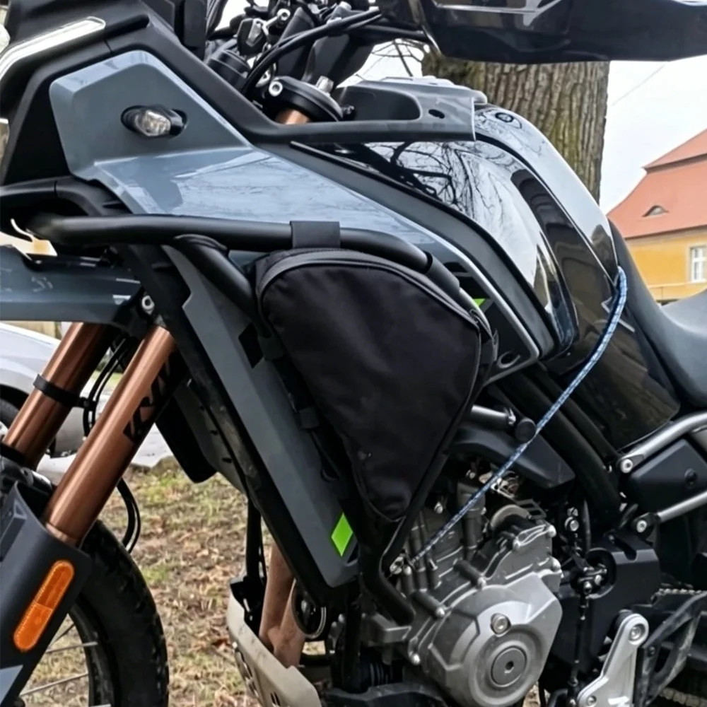 Für CFMOTO 450MT Zubehör Werkzeughalterung Rahmentasche Sturzbügel MT450 450 MT Motorrad Original Rahmen Sturzbügel Wasserdichte Tasche – Detail 4