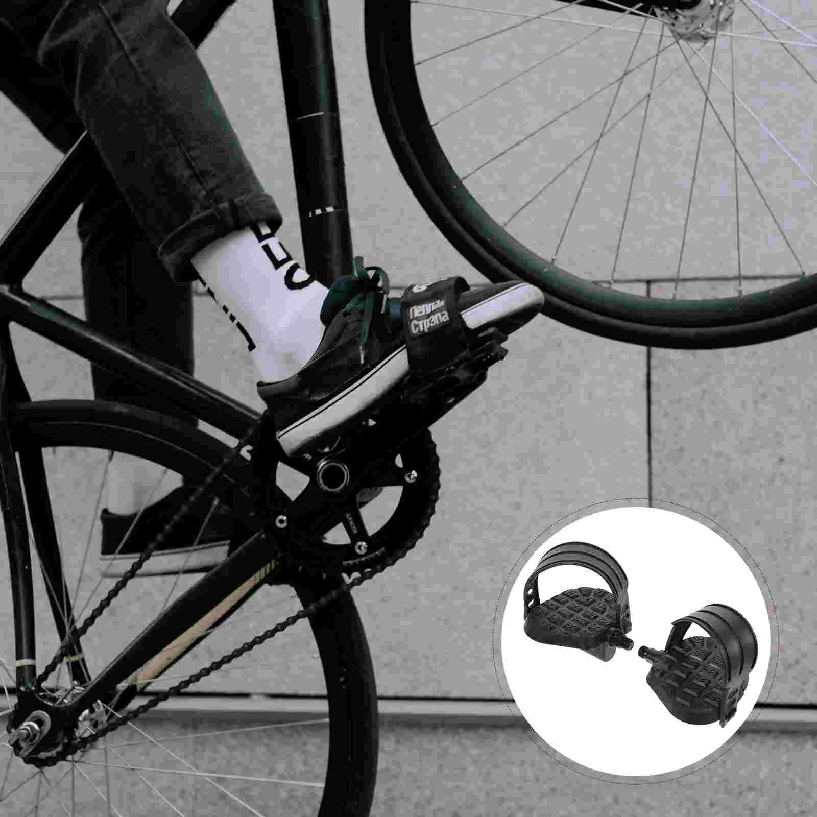 Spinning Pedal Exercise Equipment Static Pedals Indoor Bike Sport Accessories Anti-slip for Fitness Plastic Riding