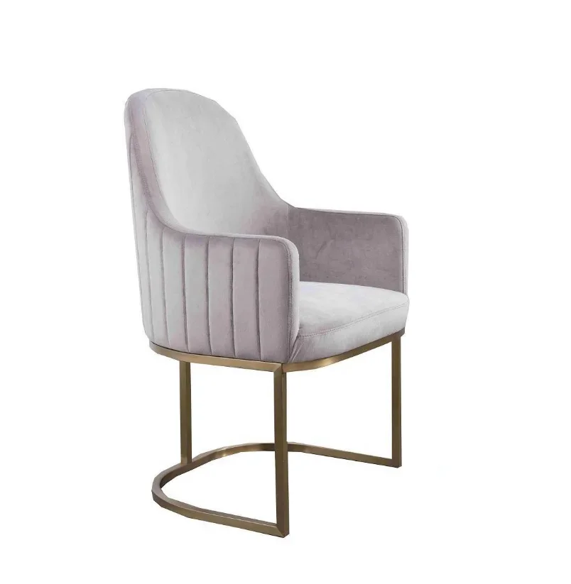 Hot Sales Luxury Gold Stainless Steel Dining Chair Baby Pink Velvet Restaurant Chair For Home Hotel Wedding