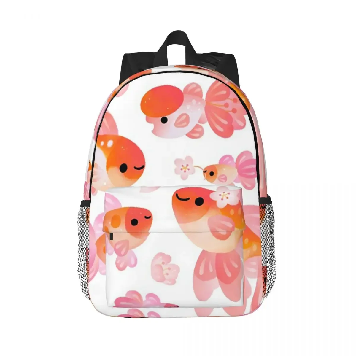 

Cherry Blossom Goldfish Backpacks Boys Girls Bookbag Casual Children School Bags Travel Rucksack Shoulder Bag Large Capacity