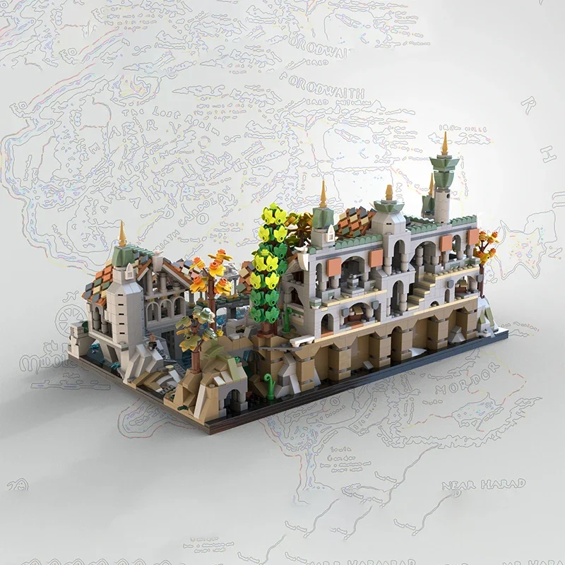 Popular Street View Model Moc Building Bricks Mini cabin Technology Modular Blocks Gifts Christmas Toys DIY Sets Assembly