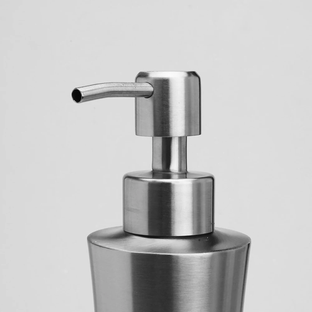 

304 Stainless Steel Soap Dispenser Refillable Lotion Bottle Shampoo Container Bathroom Accessories Steel Liquid Holder