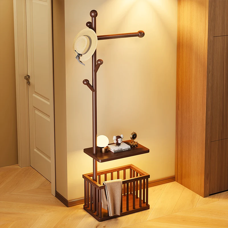 

Modern Luxury Coat Rack Balcony Champ Fabric Oriental Mobile Freestanding Coat Rack Apartments Porte Manteaux Vintage Furniture