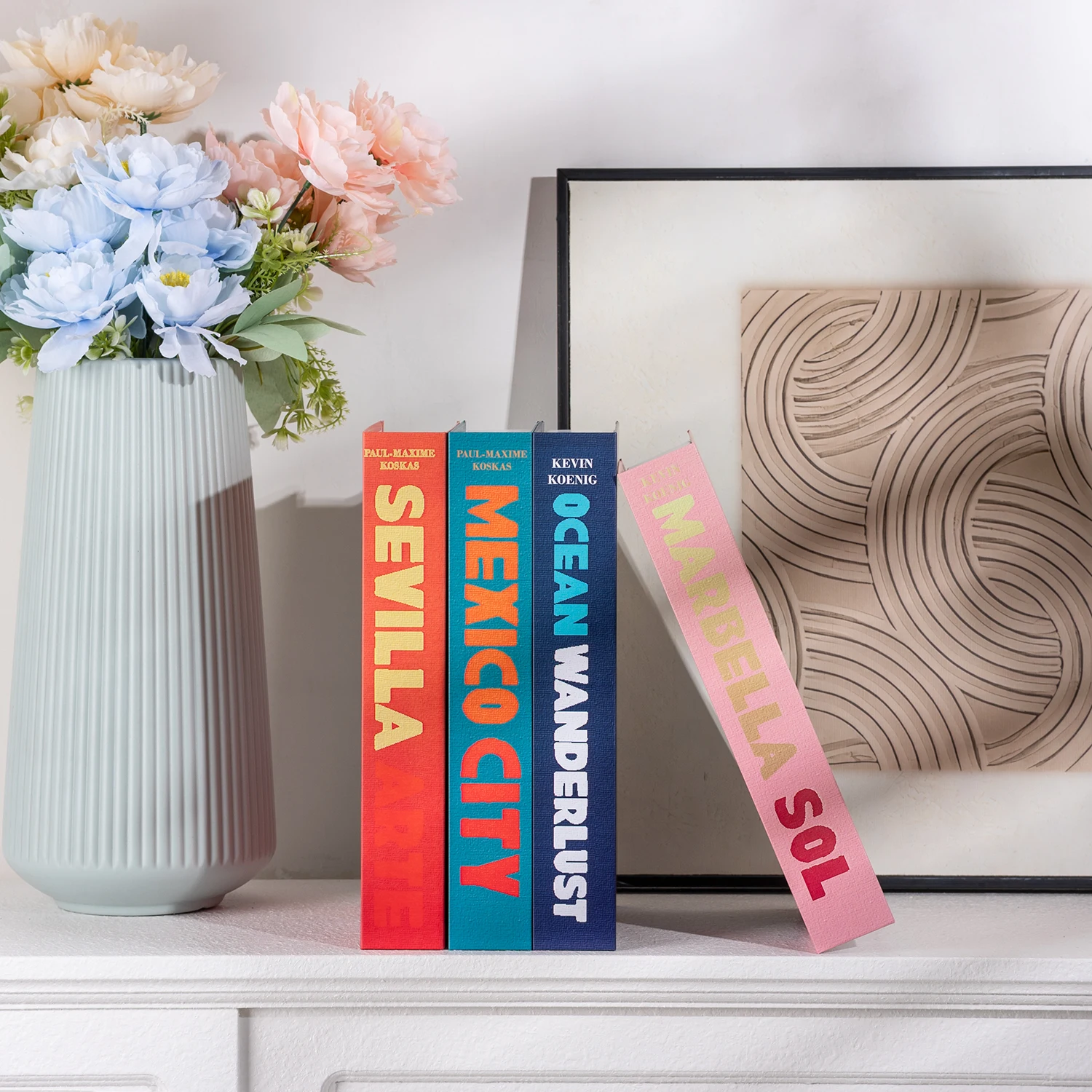 Luxury Living Room Fake Books Decoration Remote Control Storage Box Fashion Photography Magazine Decorations #6