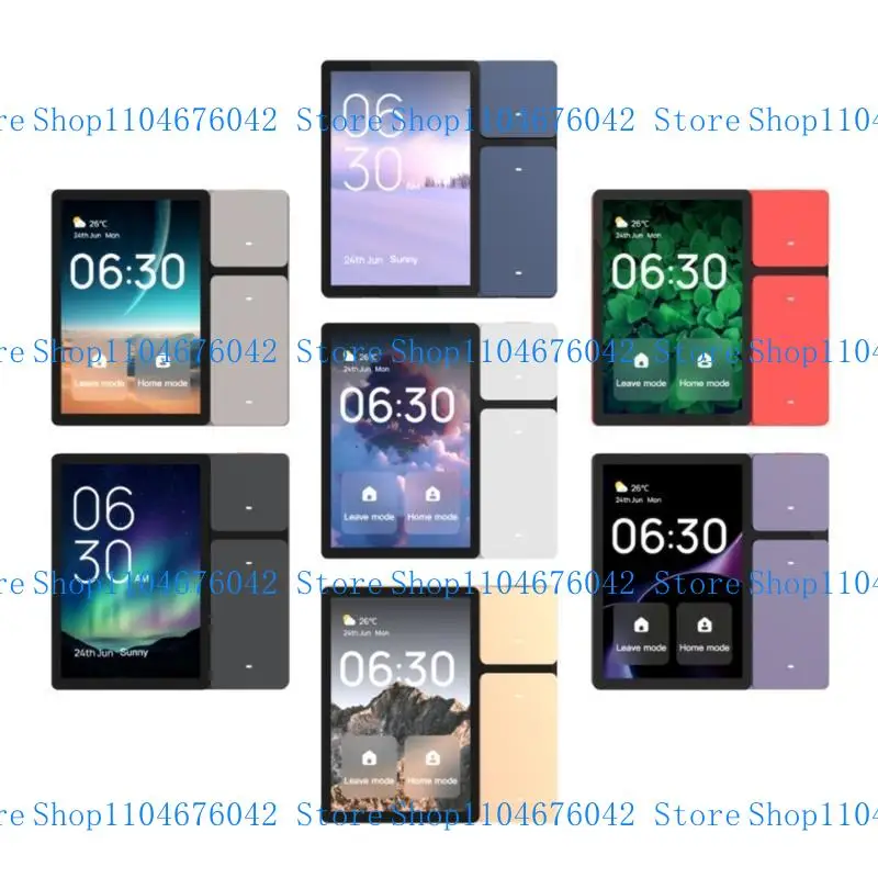 3.5inch Intelligent Scene Wall Switches Panel Control Panel Wall Switches Remote Control Hub 3 Relays Physical Button