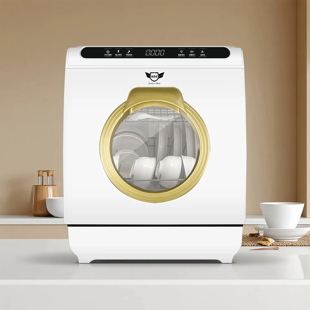 

Q8-Max Household Free-installation Mini Dish Washing Portable Automatic Freestanding Electronic Dishwasher Machine Home 8 Sets