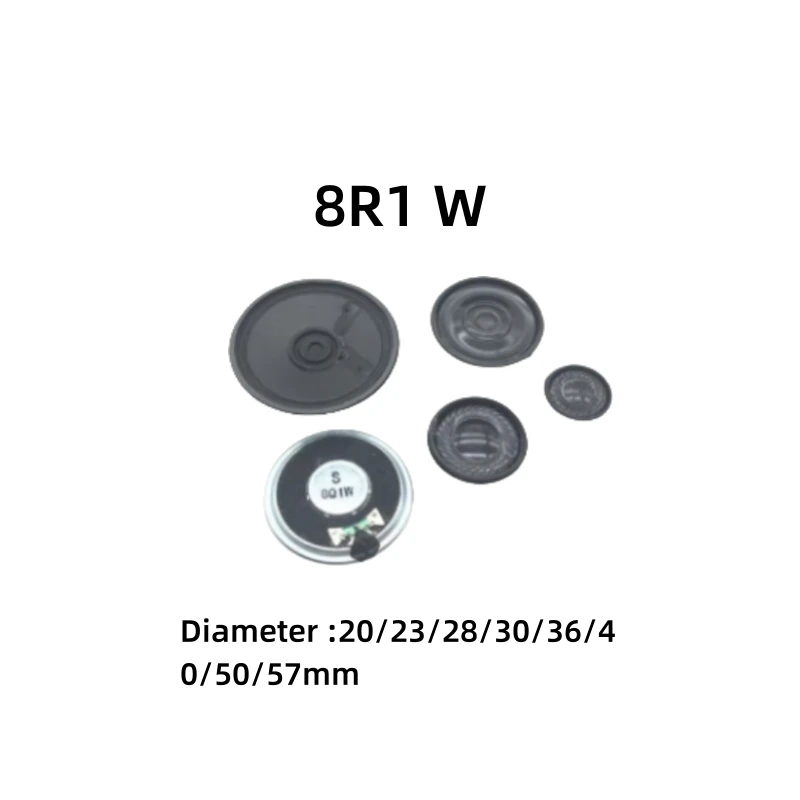 8R 1W/0.5W DIY Toy Speaker Horn 0.5/1 Watt 8Ω  Diameter :20/23/28/30/36/40/50/57mm - Image 2