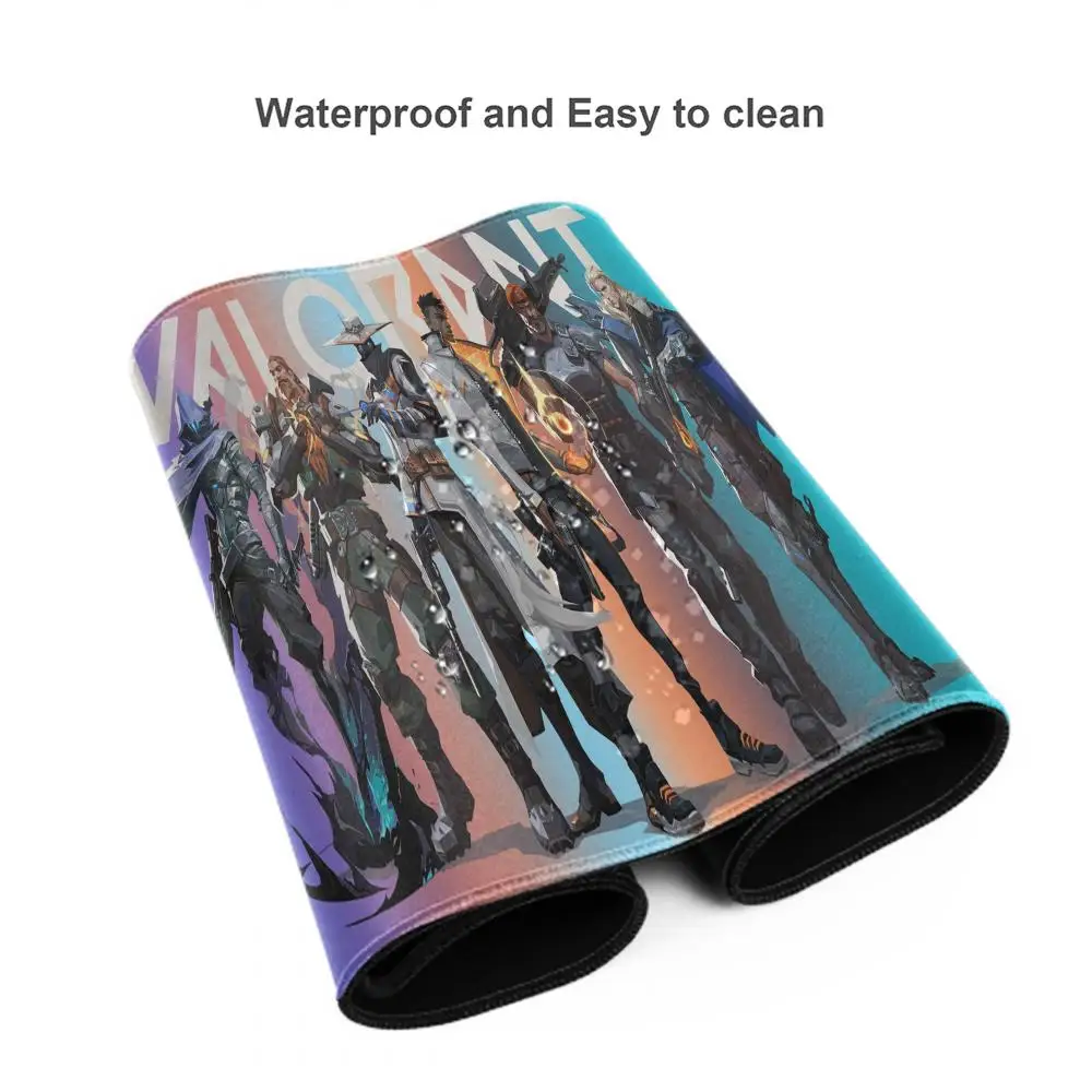 V-ValorantS Mouse Pad Gaming Locking Edge Big Computer Gamer Large Rubber Art Mousepad retail Laptop Desk Mat