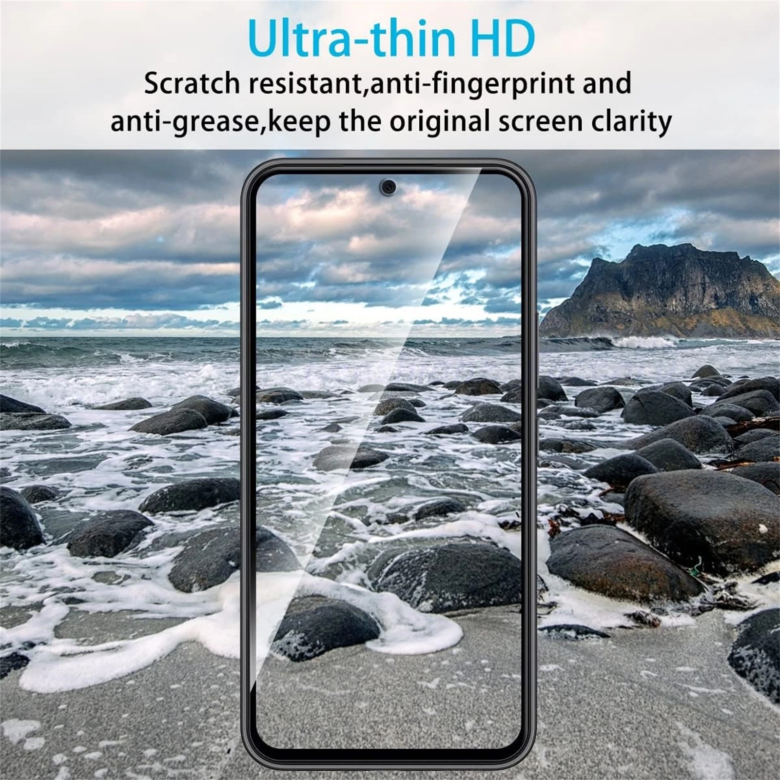 2/4Pcs 10d Gehard Glas Voor Samsung Galaxy A54 A54 5G Schermbeschermer Glasfilm