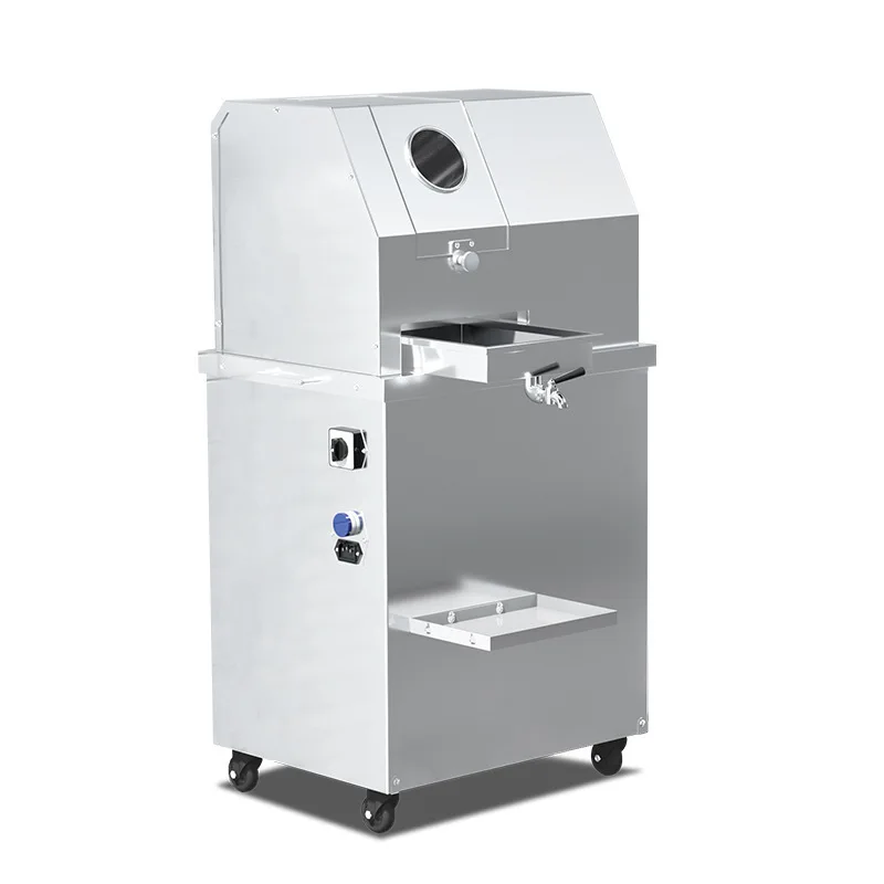 

Sugarcane juicer Commercial stall Automatic desktop press Stainless steel small sugarcane