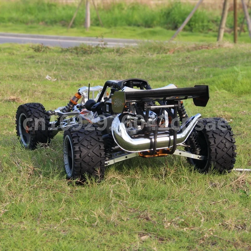 1/5 rc carro baja 5b 35cc carro cnc versão de atualização de metal rwd grande corrida liga metal rc buggy hobby veículo brinquedo