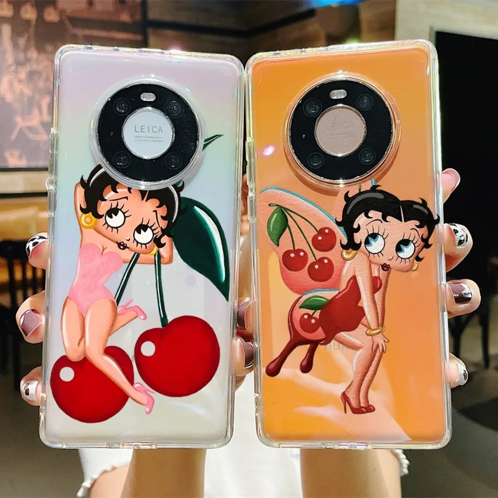 Cute Cartoon B-BettyS Girl for Samsung S10 20 22 23 A10 40 for Xiaomi10 Note10 for Huawei P50 20 Honor60 70