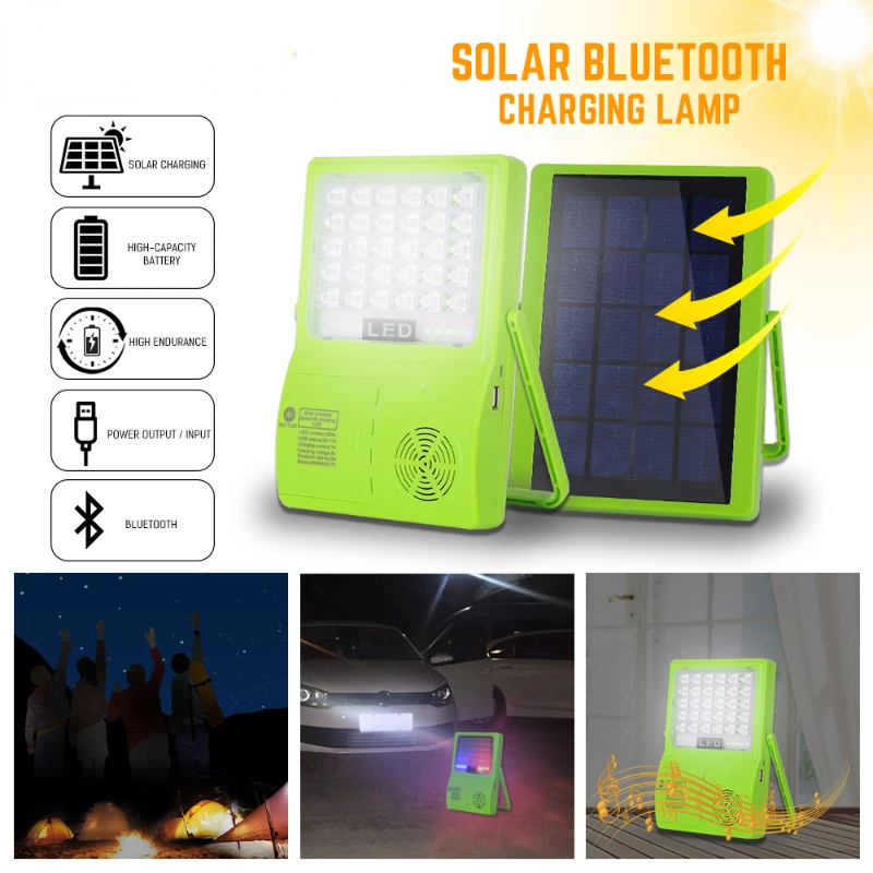 

Solar Integrated Bluetooth Music Led Multi-Function Light Three-Gear Flash Camping Lamp