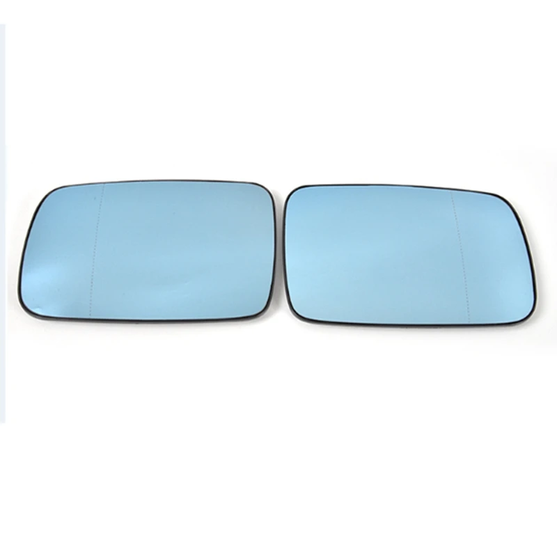 For-BMW 7-Series E65 E66 E67 2001-2008 Car Rearview Wing Side Door Mirror Blue Glass Lens with Heated