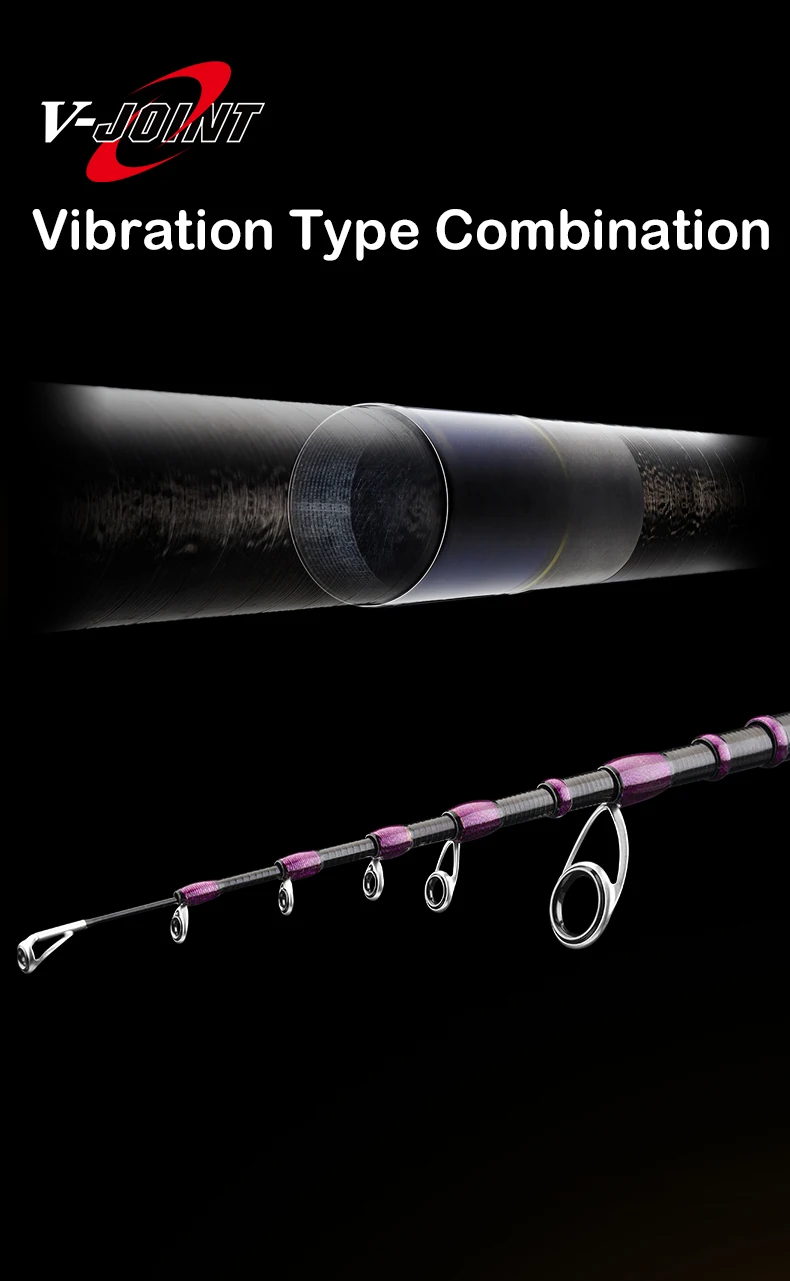PURELURE NEUE Teleskopstange 1,86 m 2,10 m ML Power BFS 7ft Reisestange Forelle Spinning Casting Solid Tip Carbon Kleiner Köder Barschstange – Detail 15