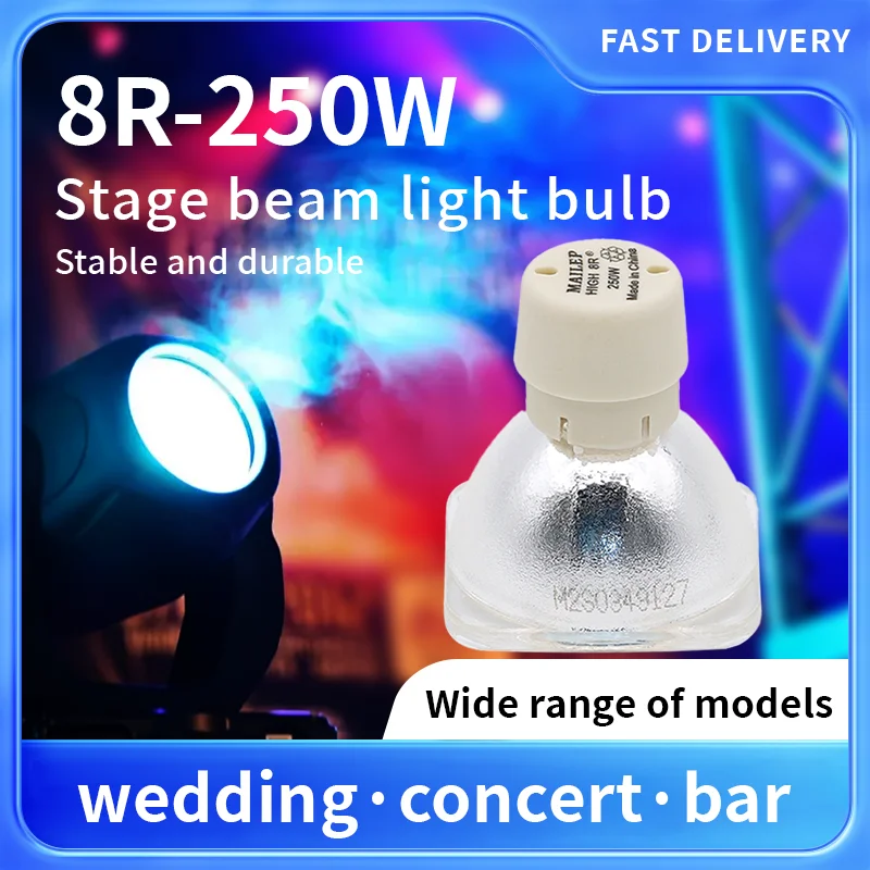 High Quality 250W 8R Lamp MSD Platinum For Beam Sharpy Moving Head Beam Light Bulb Stage Light