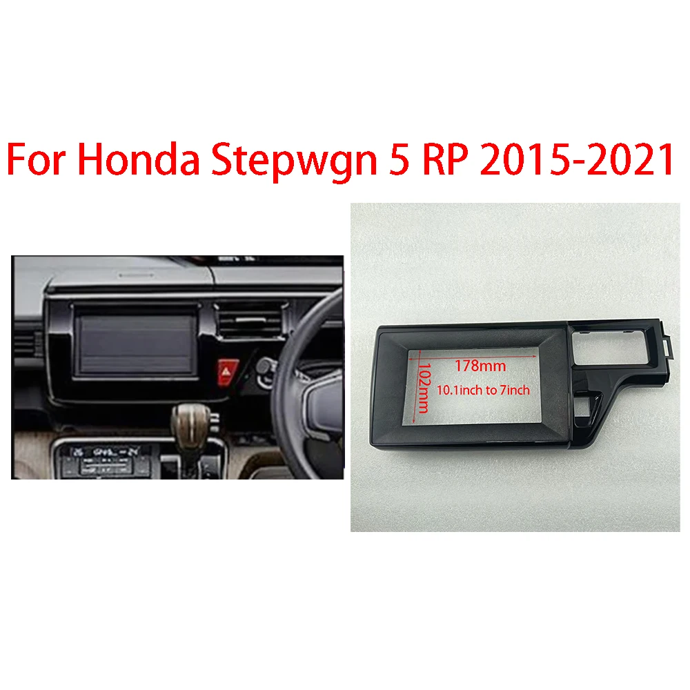 7/9/10.1inch Car Android Radio Stereo Player Frame Fascia For Honda Stepwgn 5 RP 2015-2021 Panel Power Wiring Cable