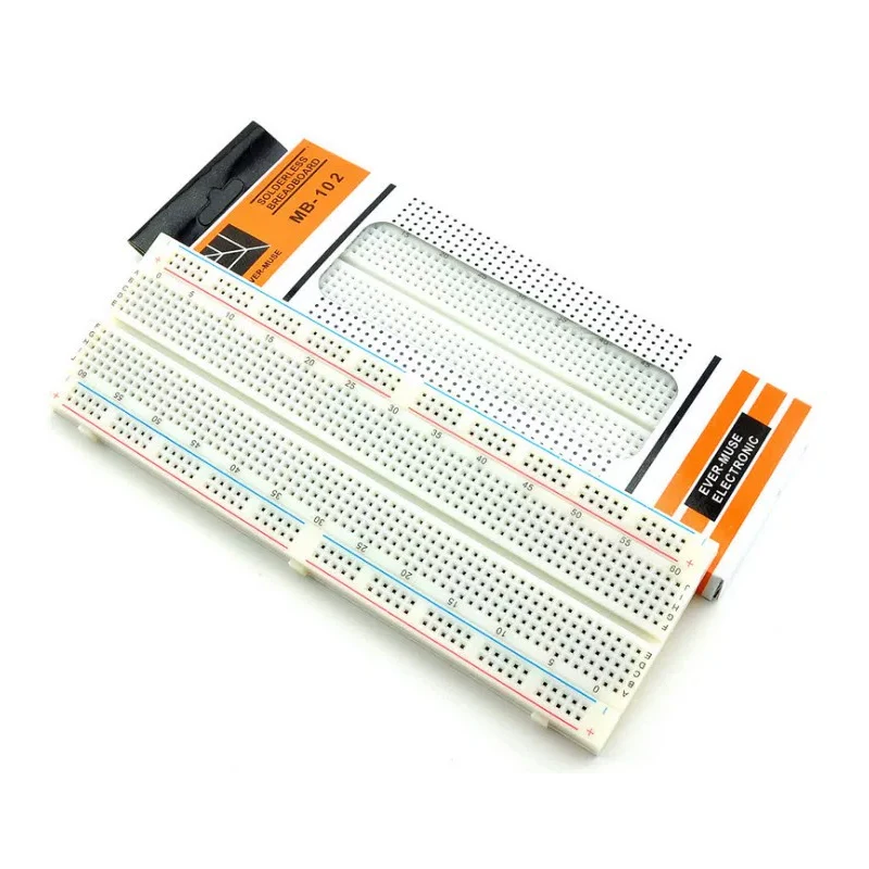 High-quality mini bread-shaped experimental board, 400 holes/830 holes, can be combined and spliced, suitable for electronic dev view 2