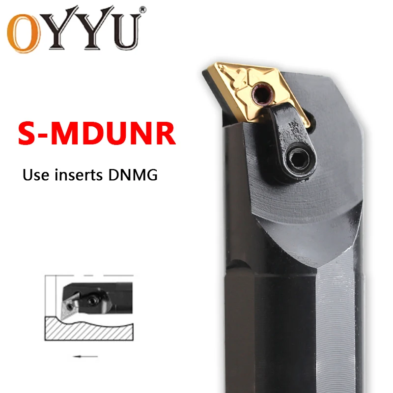 MDUNR15 MDUNR11 MDUNR S20R S25R S32T CNC Lathe Metal Cutting Internal Turning Tool Holder Inner Hole Boring Bar Use DNMG Inserts