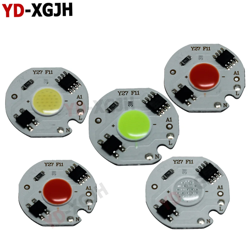 LED Lamp Beads 3W-12W 220V-110V Linear COB Light Source High-Voltage Driving Not Required for Lighting Surface Applications