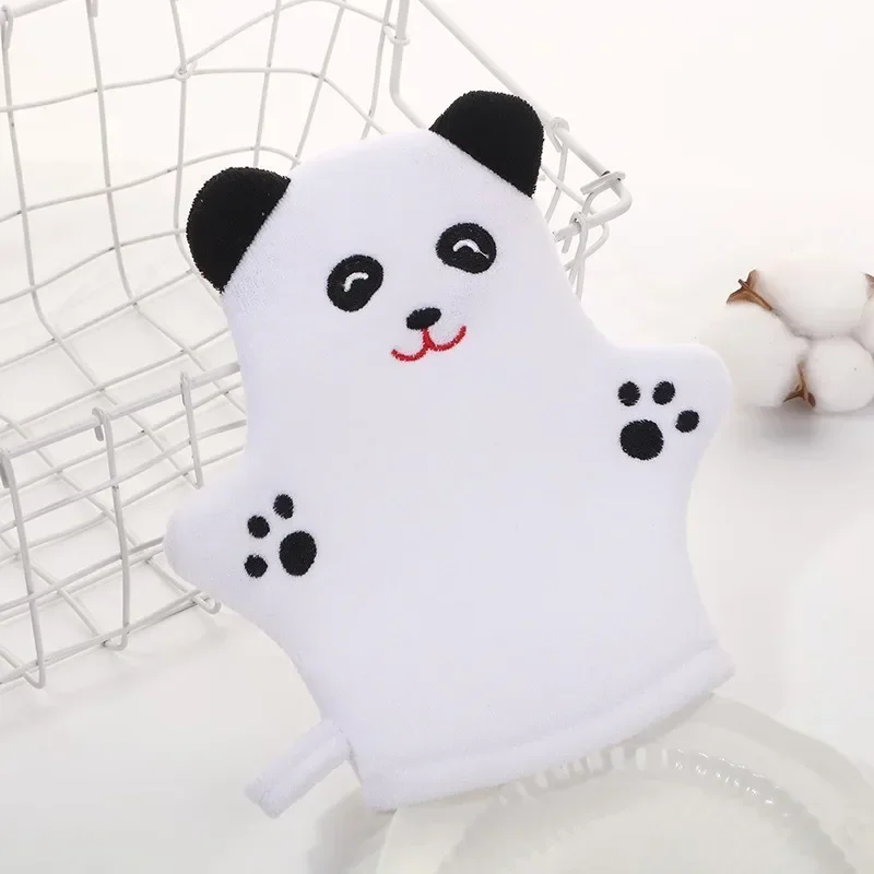 Gants de bain de dessin animé pour enfants, gant de toilette animal mignon, brosse de douche, produits de lavage propres, enfants et tout-petits