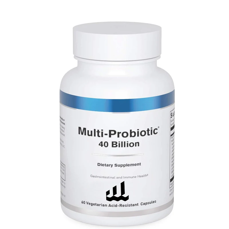 

Multi probiotics 40 billion | Provides probiotics and prebiotics to support gut microbiota and immunity |60 vegetarian capsules