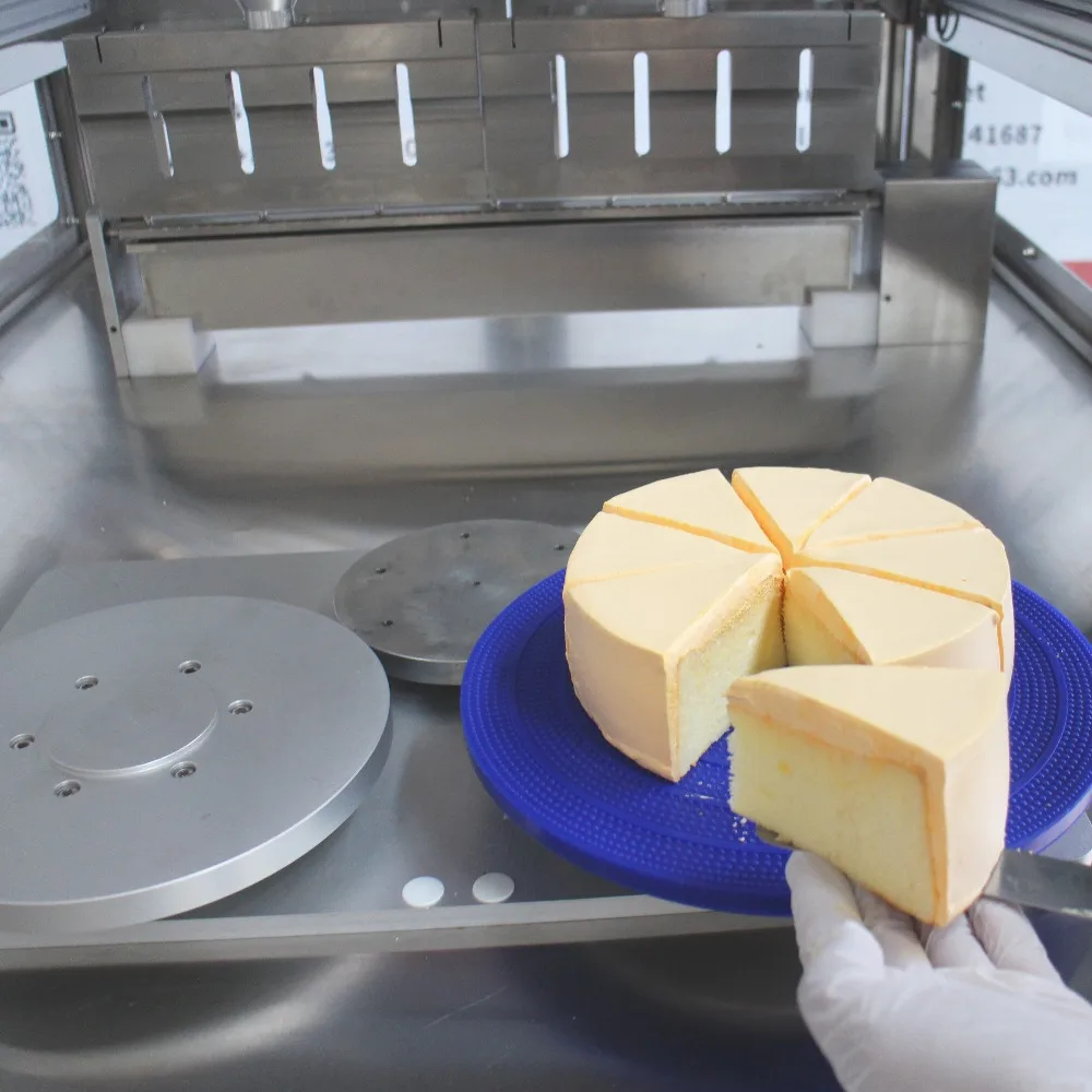 CNC Ultrasonic Cake Cutter Machine Sponge Cake Mousse Cake Sachima Nougat Food Cutting Equipment