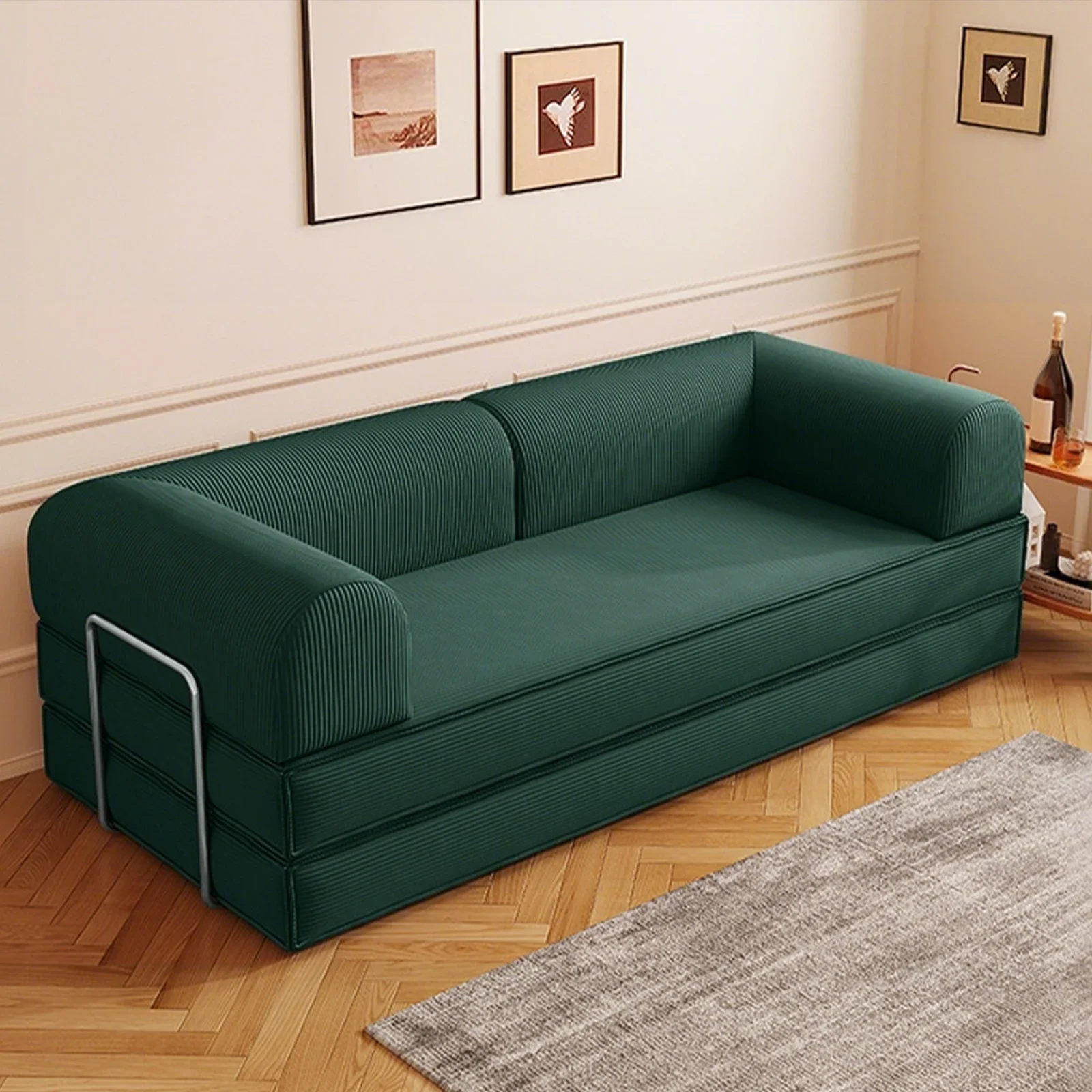 

Современный складной тканевый диван-кровать: компактный, скрытый дизайн, экономия пространства, компрессионный диван