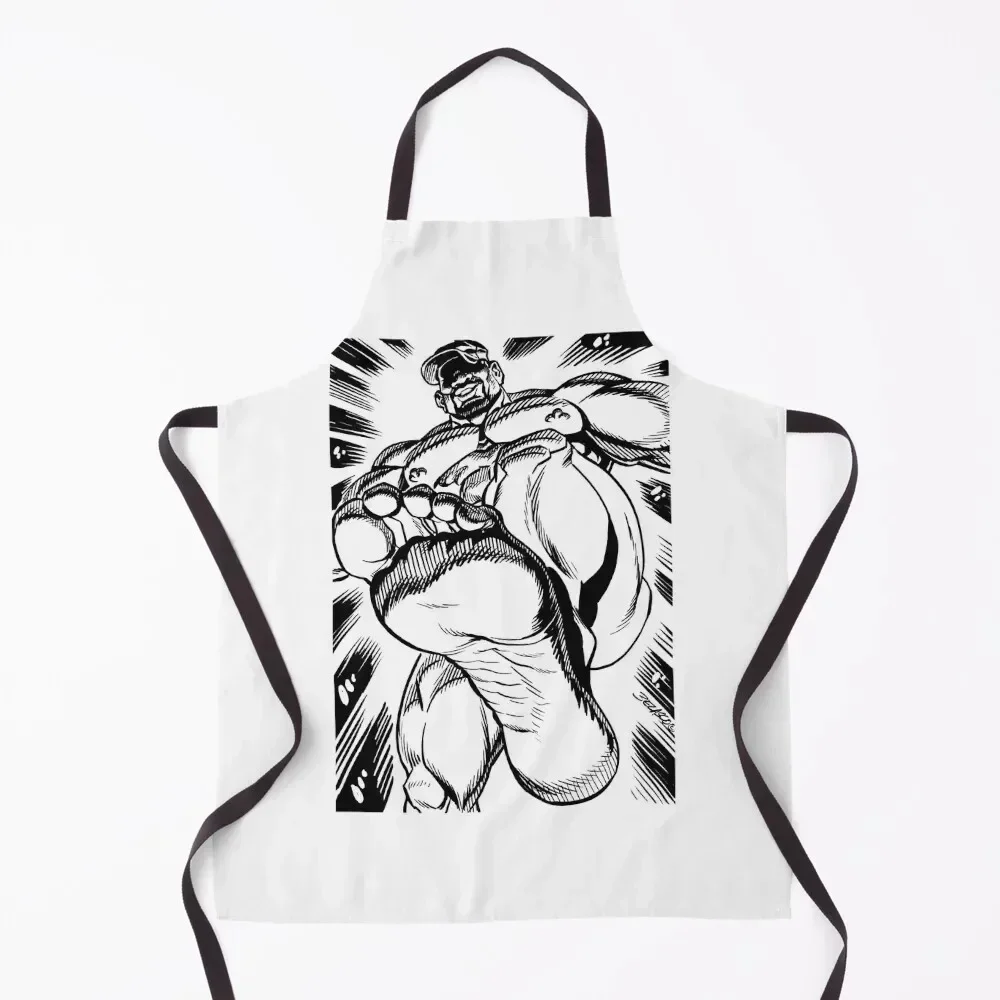 

Boo Foot stomping! Apron cooks clothes Camping Kitchen Man New year's Apron