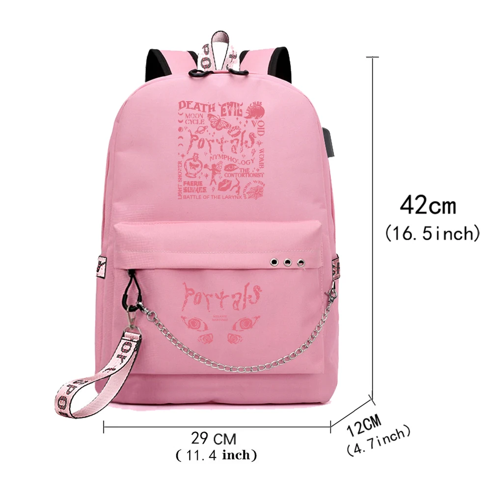 Melanie Martinez  Tour 2024 Portals Back To School Bag Student and Leisure Sports Unisex Casual Melanie Martinez Accesories