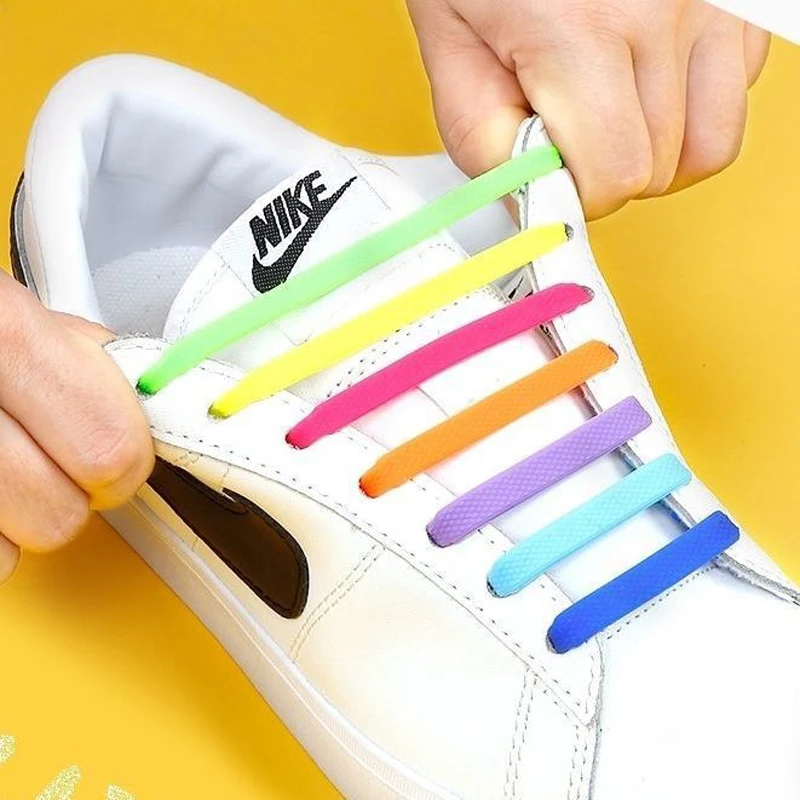 Lazy Man Shoelace Buckle No Tie Elastic Shoelace Buckle No Tie Versatile Creative Elastic Elastic Shoelace I Type