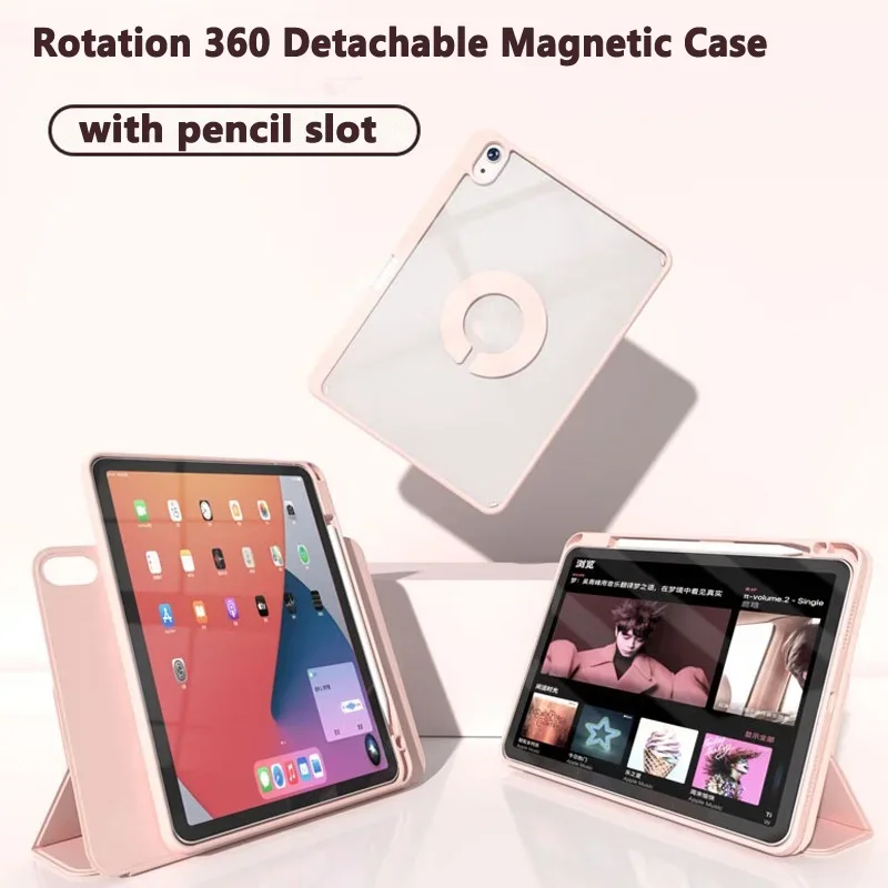 

Magnetic Case for Ipad Pro 12.9 2022 Pro 11 2021 2020 2018 Air 3 Mini 6 10.2 9th 8th 7th Air 5 3 2 1 2017 9.7 5th 6th 10th 10.9