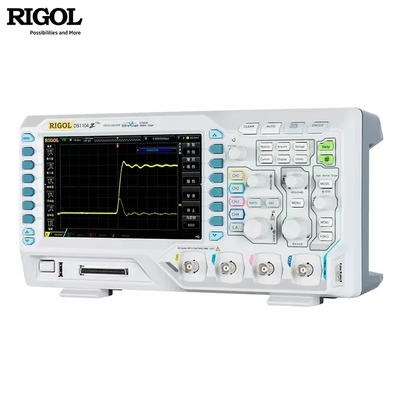 Rigol DS1104Z-PLUS 100 MHz Digital Oscilloscope with 4 Channels and 16 Digital Channels