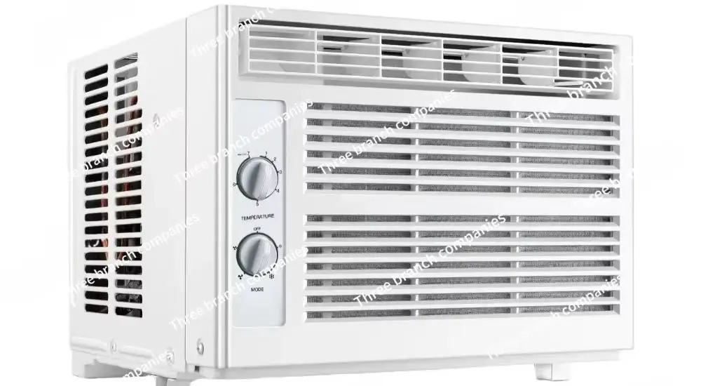 مكيف هواء نافذة 5000 وحدة حرارية بريطانية - تيار متردد للغرفة مثبت على النافذة مع تحكم في درجة الحرارة وفلتر سهل التنظيف وقابل للغسل #1