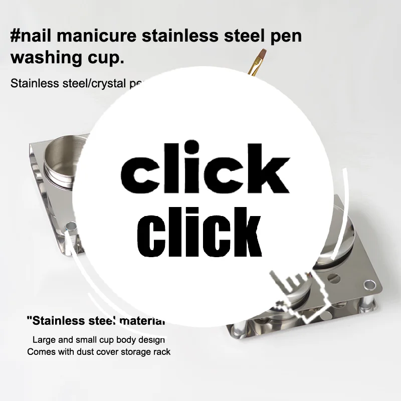 3/5 pz In Acciaio Dappen Piatto Tazze Set Salone di Manicure Polvere Acrilica Contenitore di Liquido Organizzatore Vassoio Dappen Piatto Unghie Artistiche Strumenti