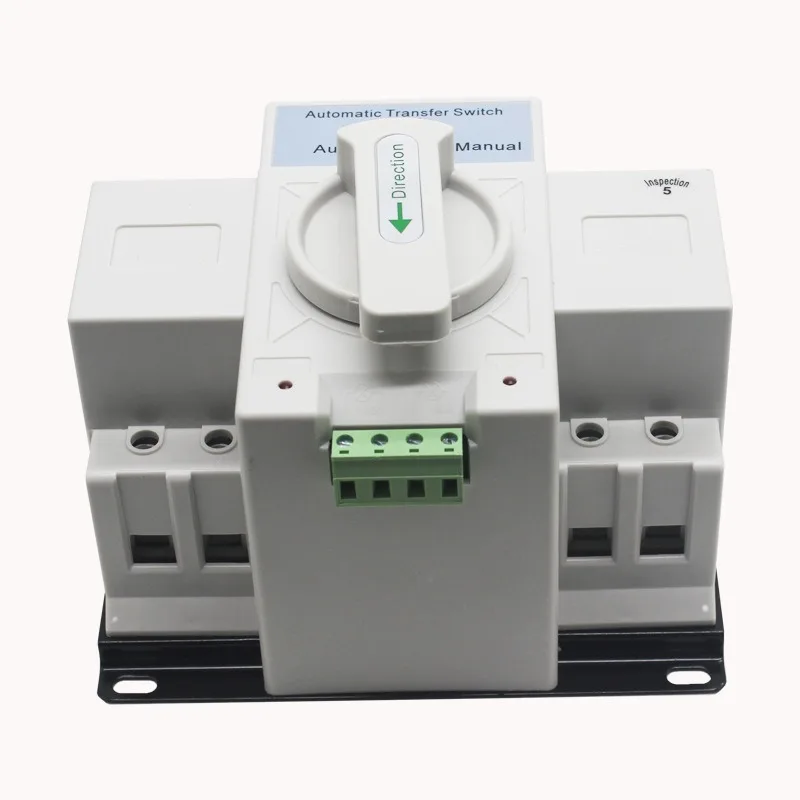 230V Micro Break Mini Dual Power Automatic Transfer Switch NLQ1-63/2P 63A White English ATS