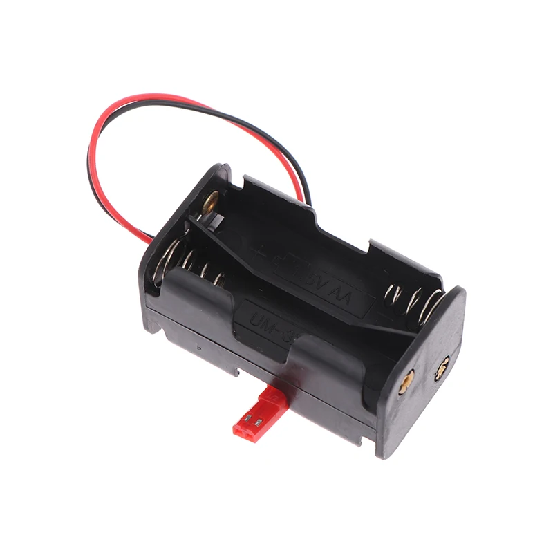 1/10 1/8 rc interruptor liga/desliga jst conector 6v caixa receptora rc caixa de bateria leve para rc fs jlb hsp carro aviões barco