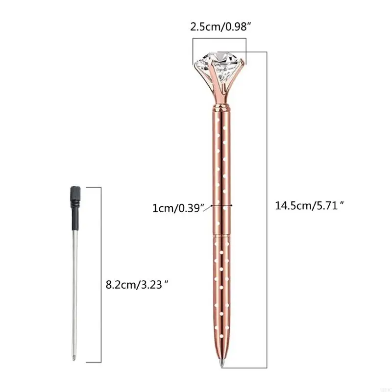 W89C Diamond Ballpoint Pen Stationery Pen Pen Pen New Financial Ballpoint Pens