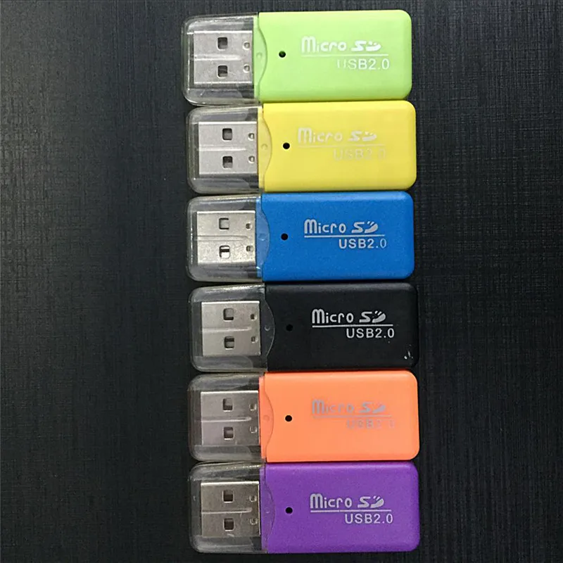 قارئ بطاقة الذاكرة USB SD/MMC صغير الحجم بسرعة 480 ميجابت في الثانية للكمبيوتر المحمول