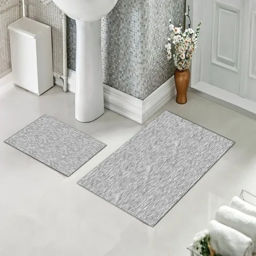 Halıforum Bath Mat Dual Toilet Seat Pad Non-Slip Bottom Bhs-426