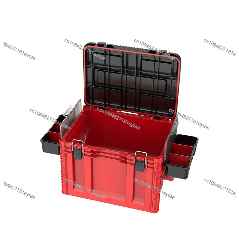 Best Selling Waterproof Stackable Portable Toolbox-Handcart with Wheels for Equipment Storage and Hardware Tool Flight Case