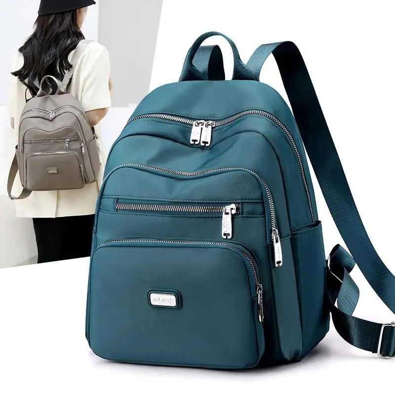 2023 Female New Backpack High-Grade Large Capacity Trendy Fashion Travel Bags Leisure Outing Water-Proof Bag