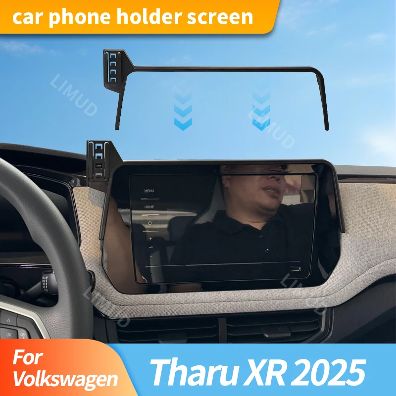 شاشة السيارة حامل هاتف ثابت لفولكس واجن ثارو XR 2025 9.2 بوصة شاشة الملاحة حامل اكسسوارات السيارات الداخلية