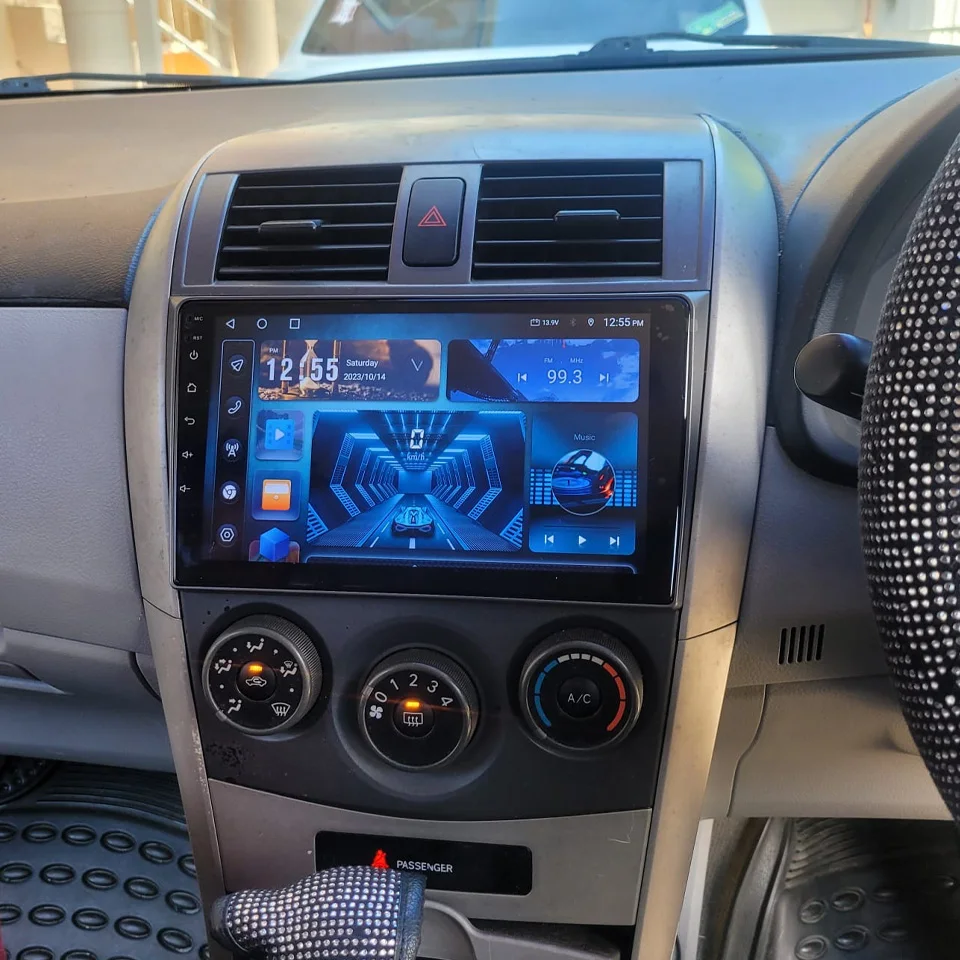 Android 14 8G+128G Car Multimedia HU For Toyota Corolla E140 E150 2006 2008 2010 2012 Car Radio Video Audio DVD Cassette Carplay