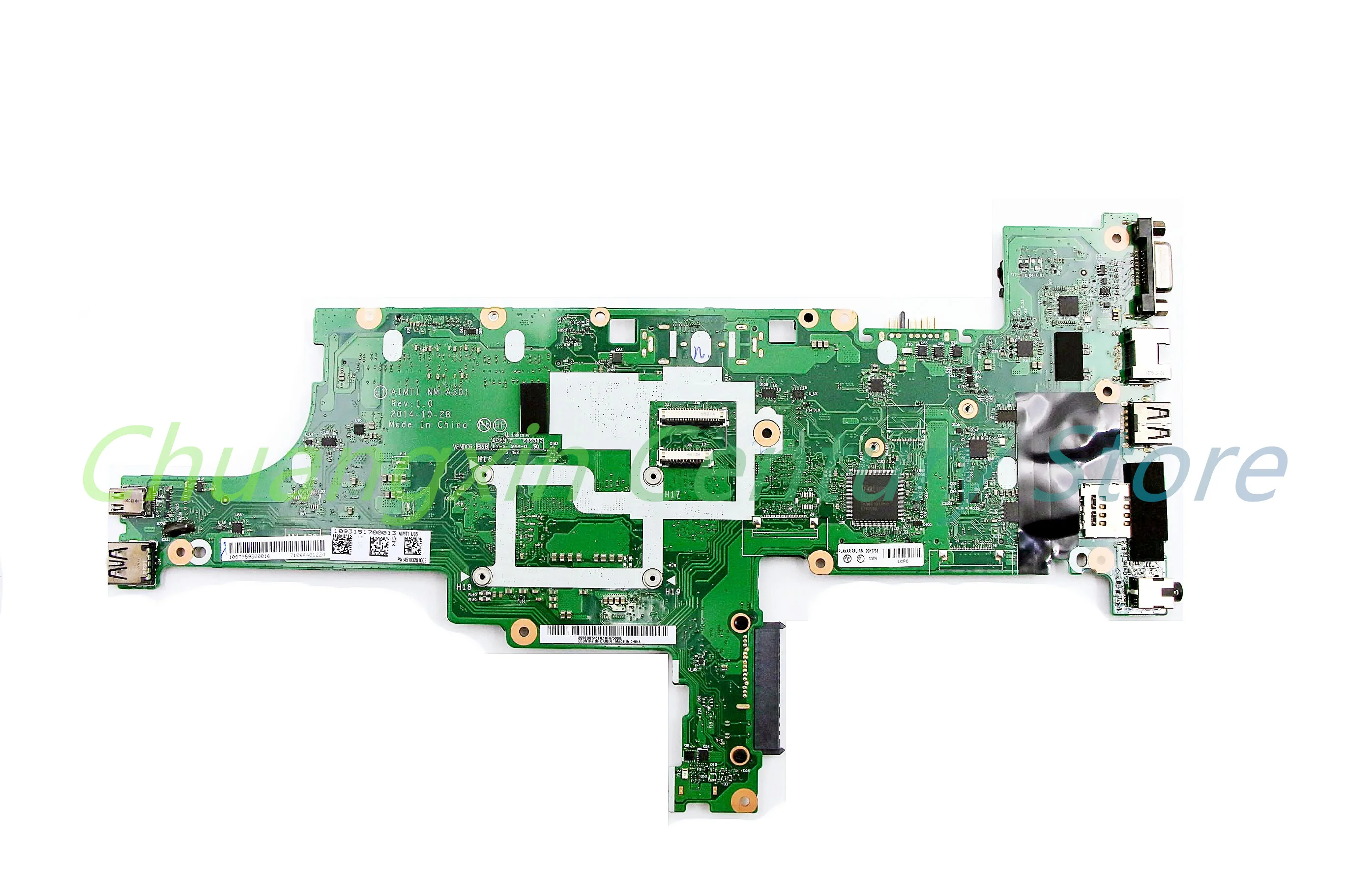 For Lenovo Thinkpad T450S Laptop motherboard NM-A301 with I5-5200U/5300U I7-5600U CPU UMA 100% Tested Fully Work