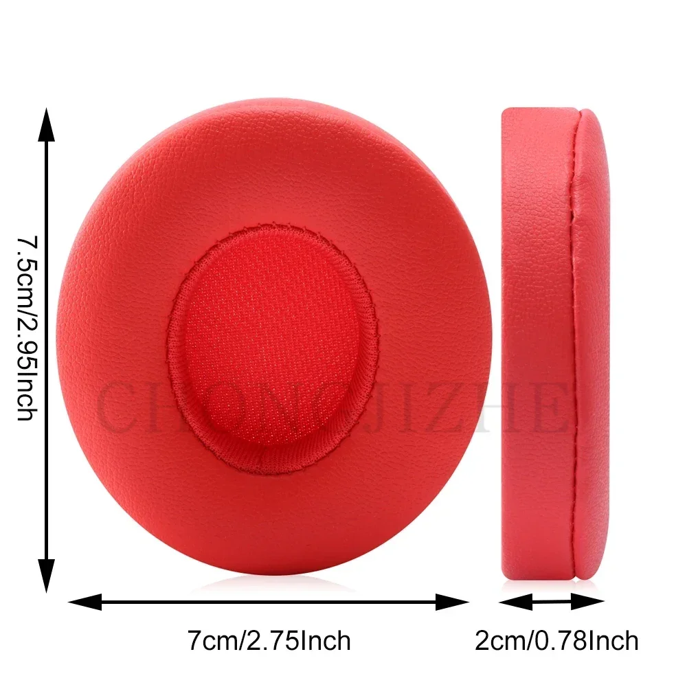 For Beats Solo 2 & 3 Wireless Headphone Protein skin/skin friendly cotton cloth/ Ice gel Memory sponge Earpads 11.4